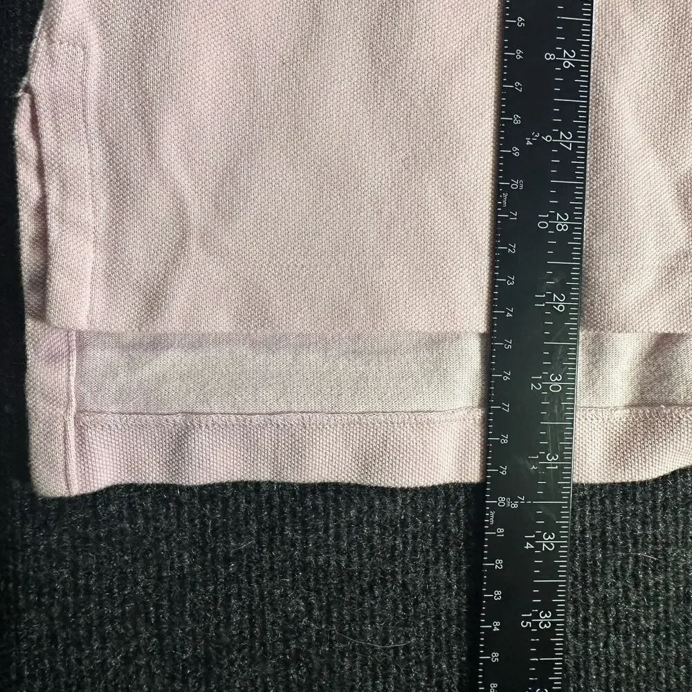 Polo Ralph Lauren Shirt Mens XXL 2XL Light Pastel Baby Pink Blue Pony Pique SS